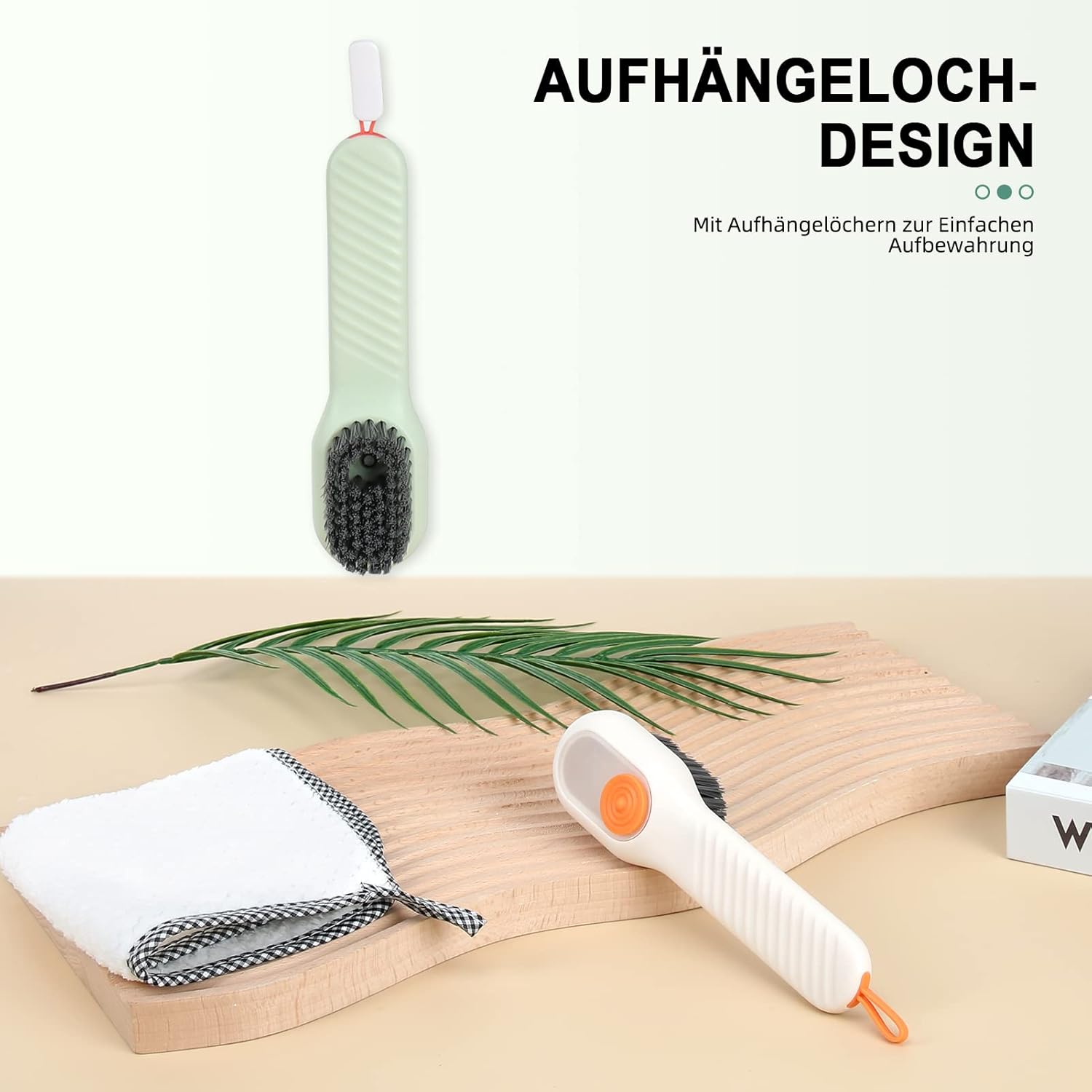 فرشاة احذية متعددة الوظائف مع صندوق سائل، فرشاة تنظيف من الفرو الناعم، فرشاة تنظيف متعددة الوظائف مع موزع صابون لتنظيف المنزل وغسل الاحذية والغسيل