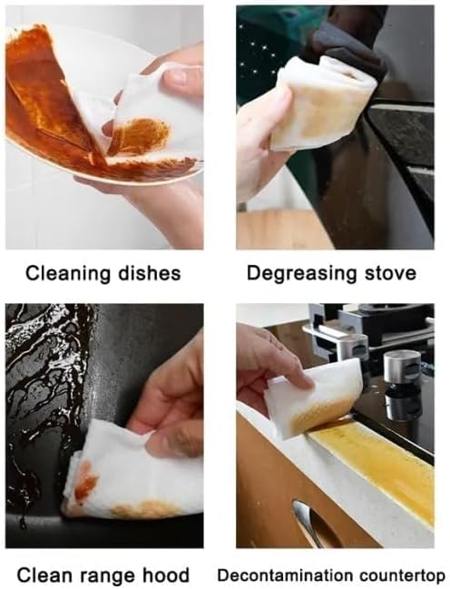 مناديل مطبخ مبللة للاستعمال مرة واحدة من ترينكيت | مناديل مطعم قوية لإزالة الشحوم والزيوت والبقع الغذائية وتنظيف الطاولات الزجاجية المبللة