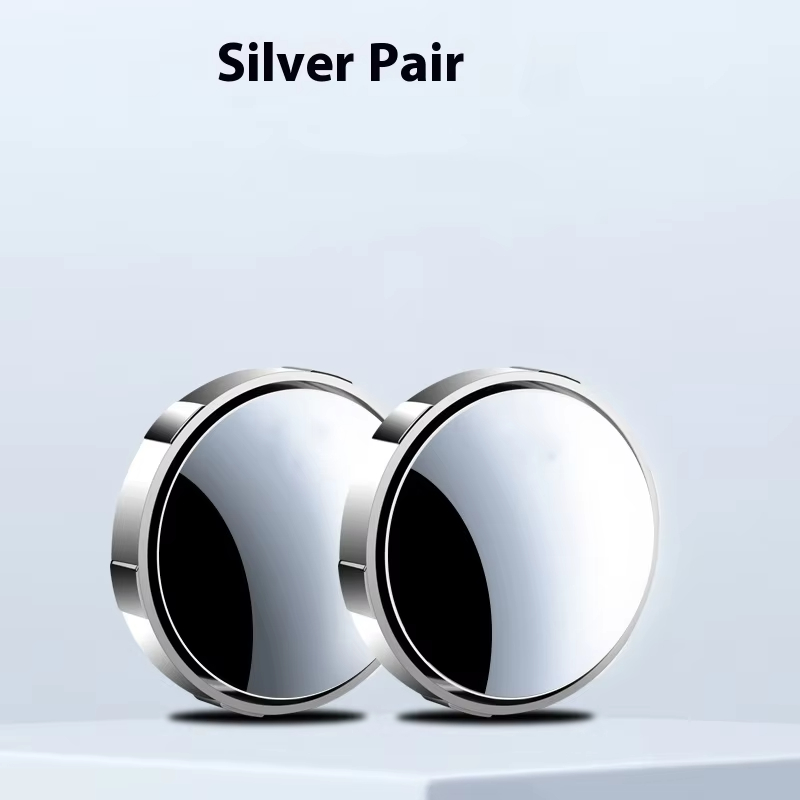 مراية النقطة العمياء قابلة للدوران بزاوية 360 درجة للسيارة مراية جانبية عالية الدقة من الزجاج الكريستالي بزاوية واسعة ومقاومة للماء ومتينة للسلامة المرورية من يوني فاين