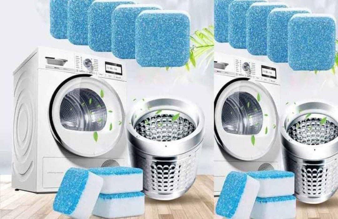 كبسولات تنظيف غسالة فوارة للصدا وازالة الترسبات في الغسالة - 12 كبسولة كل صندوق