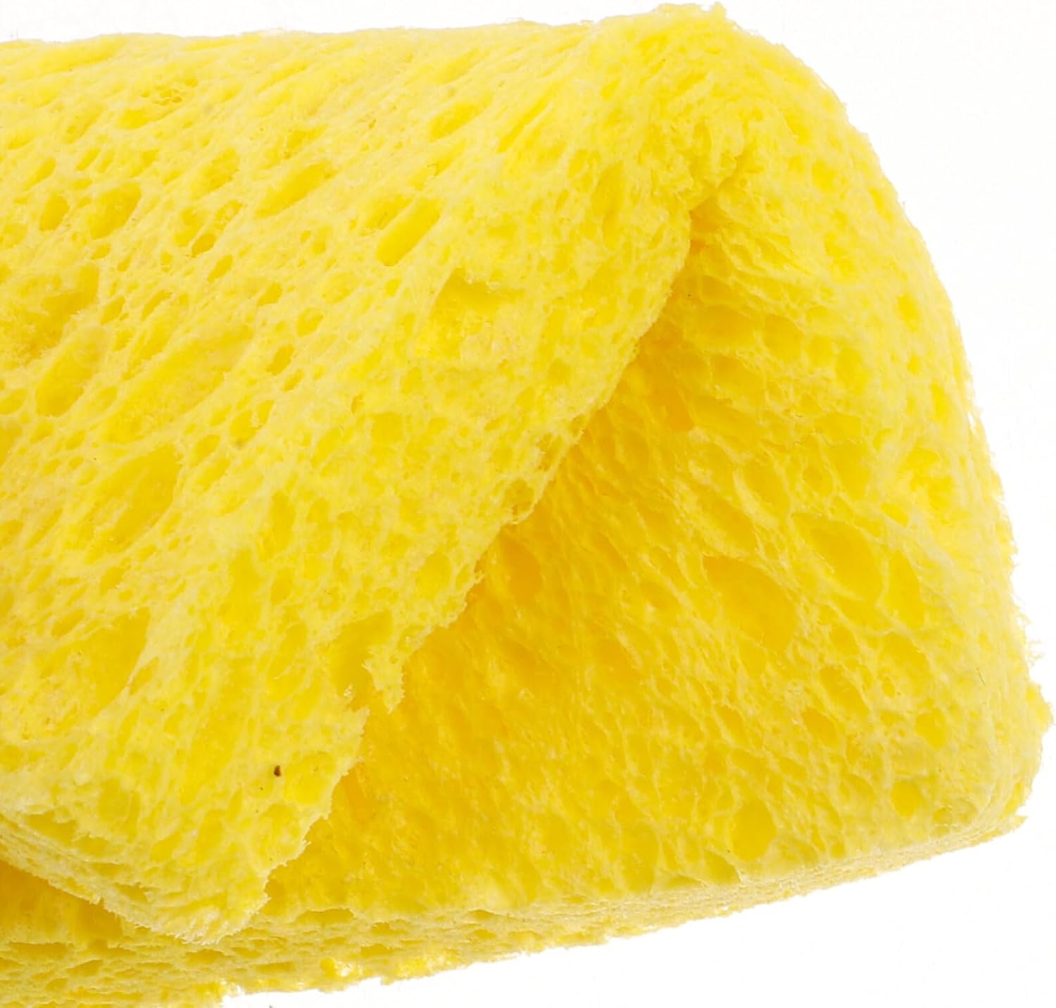 إسفنج سيليلوز المنزلي غير قابل للخدش للأطباق 5قطع  إسفنج متعدد الاستخدامات للأطباق المنزلية، متين بدون رائحة، إسفنجة تنظيف للأطباق المنزلية والمطبخ والحمام