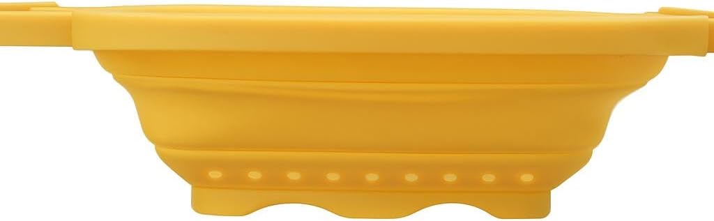 مصفاه بطوط السيلكون القابلة للطي(مصفاة طعام للمطبخ )بمقابض قابلة للتمدد لإمكانية التثبيت علي الحوض،مصفاة سيليكون للخضروات والمعكرونة واللحوم والفواكه،عملية ومتينة وسهلة الاستخدام والتخزين