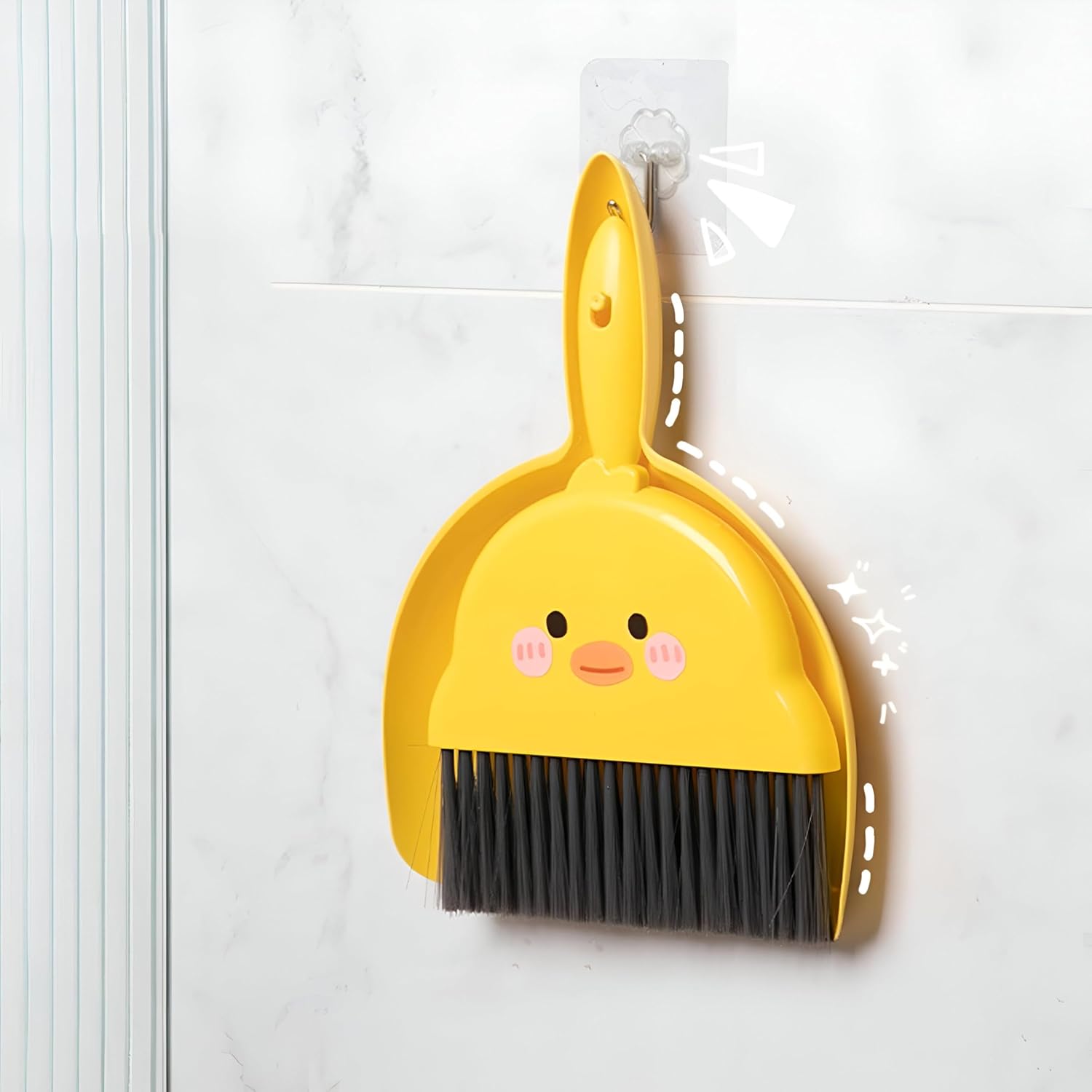 مكنسة صغيرة الحجم مع مجموعة أدوات إزالة الغبار للأطفال الصغار البنات والأولاد لتشجيعهم على الاهتمام بالنظافة