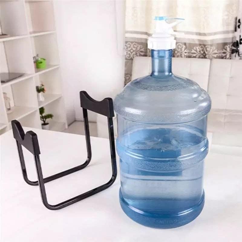 حامل موزع مياه محمول من الفولاذ المقاوم للصدأ، حامل معدني لزجاجة المشروبات