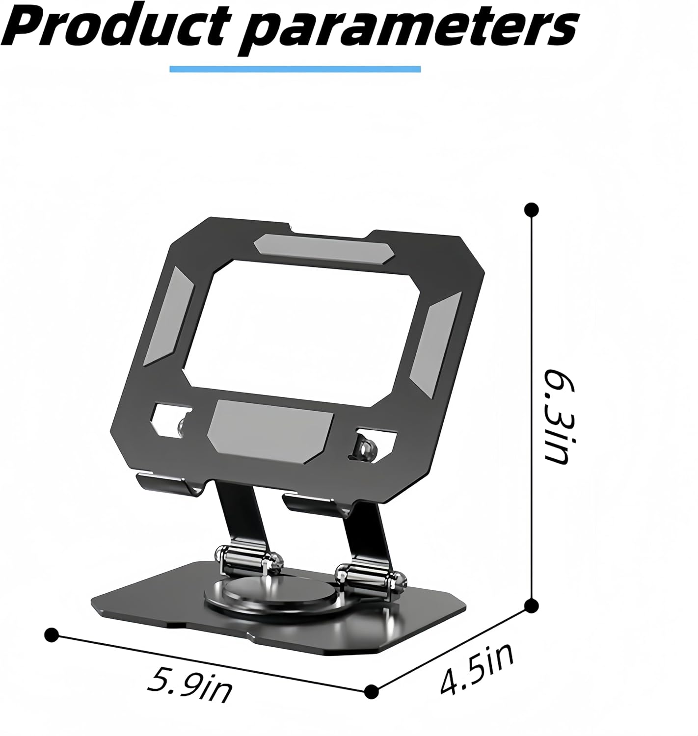 حامل تابلت، حامل اي باد بقاعدة دوارة 360 درجة، وقابل للطي والتعديل، حامل تابلت مناسب للمكتب ومتوافق مع اي باد برو اير ميني مقاس 4 إلى 12.9 بوصة، من اجياواني