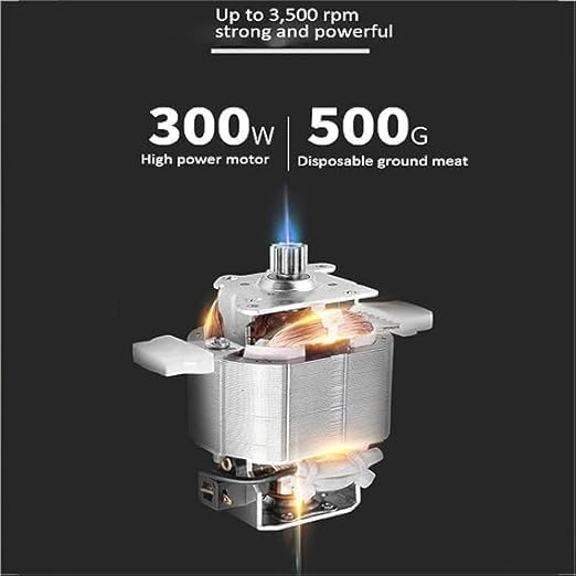 مفرمة لحوم كهربائية متعددة الوظائف بسعة 2 لتر و 3 لتر مع شفرات حادة وبولة من الستانلس ستيل بقدرة 300 واط