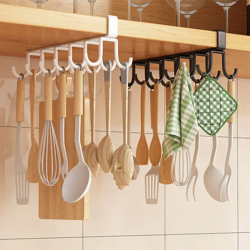 حامل معدني مزدوج للاكواب واطقم التوزيع 12 هوك