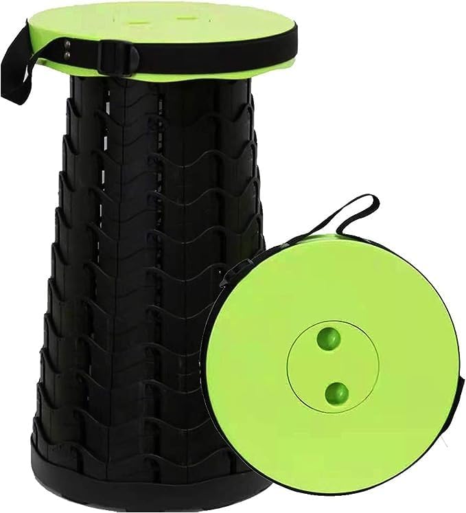 كرسي محمول قابل للطي بتصميم متداخل صغير الحجم وخفيف الوزن للتخييم للبالغين