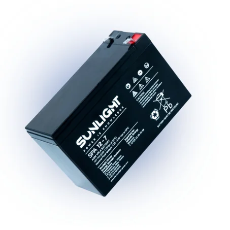 بطارية قابلة لإعادة الشحن صن لايت اثنا عشر فولت سبعة أمبير