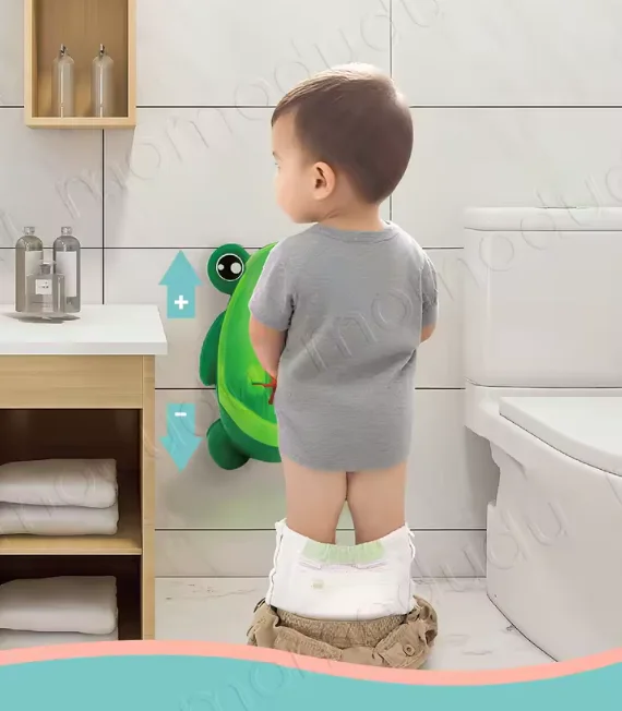 مبولة تدريب الأطفال على شكل ضفدع