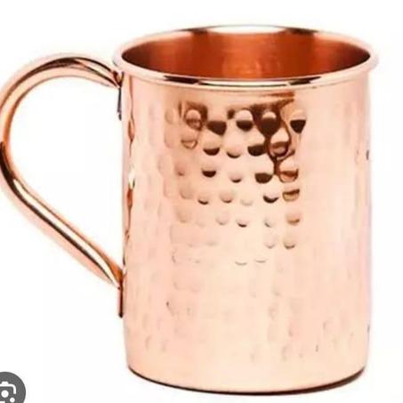 Tasse en cuivre martelé --- كوب نحاسي بمطرقة