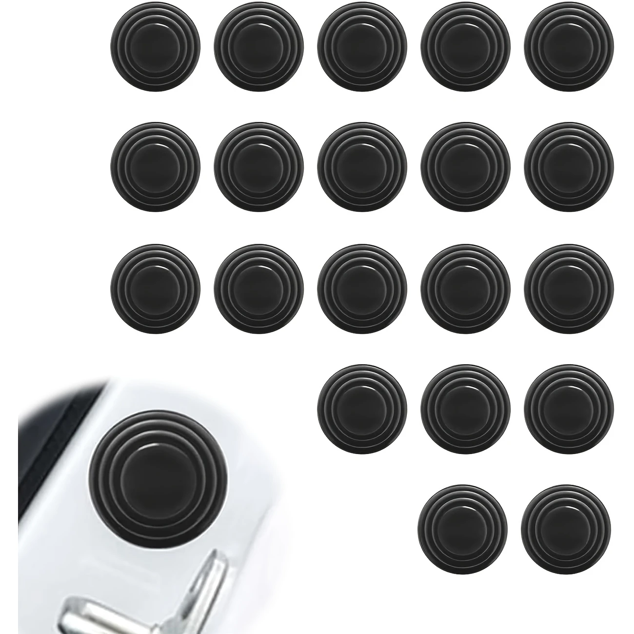 لاصقات سيليكون لامتصاص صدمة الباب عند الإغلاق    هذه اللاصقات المصنوعة من السيليكون الممتص للصدمات هي الحل المثالي لتقليل الضجيج والحدّ من الارتجاج عند غلق أبواب السيارة .