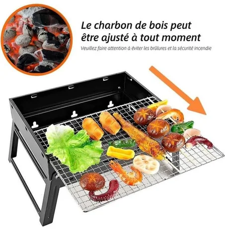 Grill BBQ Pliable,portable au Charbon  شواية الفحم صغيرة قابلة ل الطي