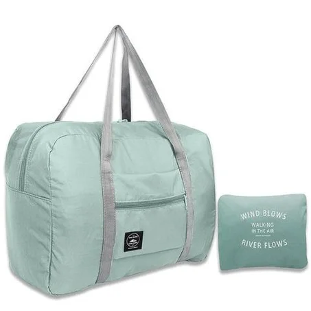 حقيبة السفر القابلة للطي بتصميم مضغوط ومبتكر مقاومة للماء Wind Blows Foldable Luggage Travel Bag Waterproof