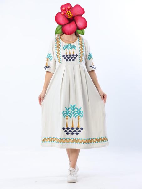 فستان مطرّز