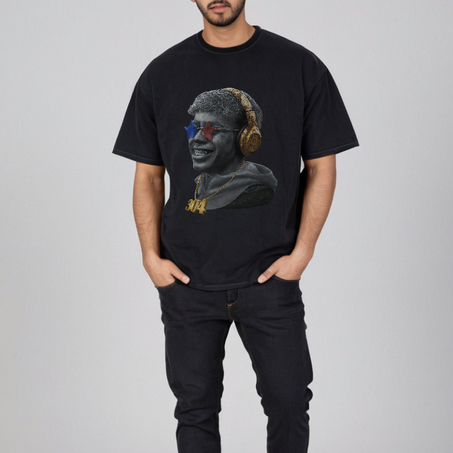 LAMINE YAMAL Black Tee  (Limited Stock!)