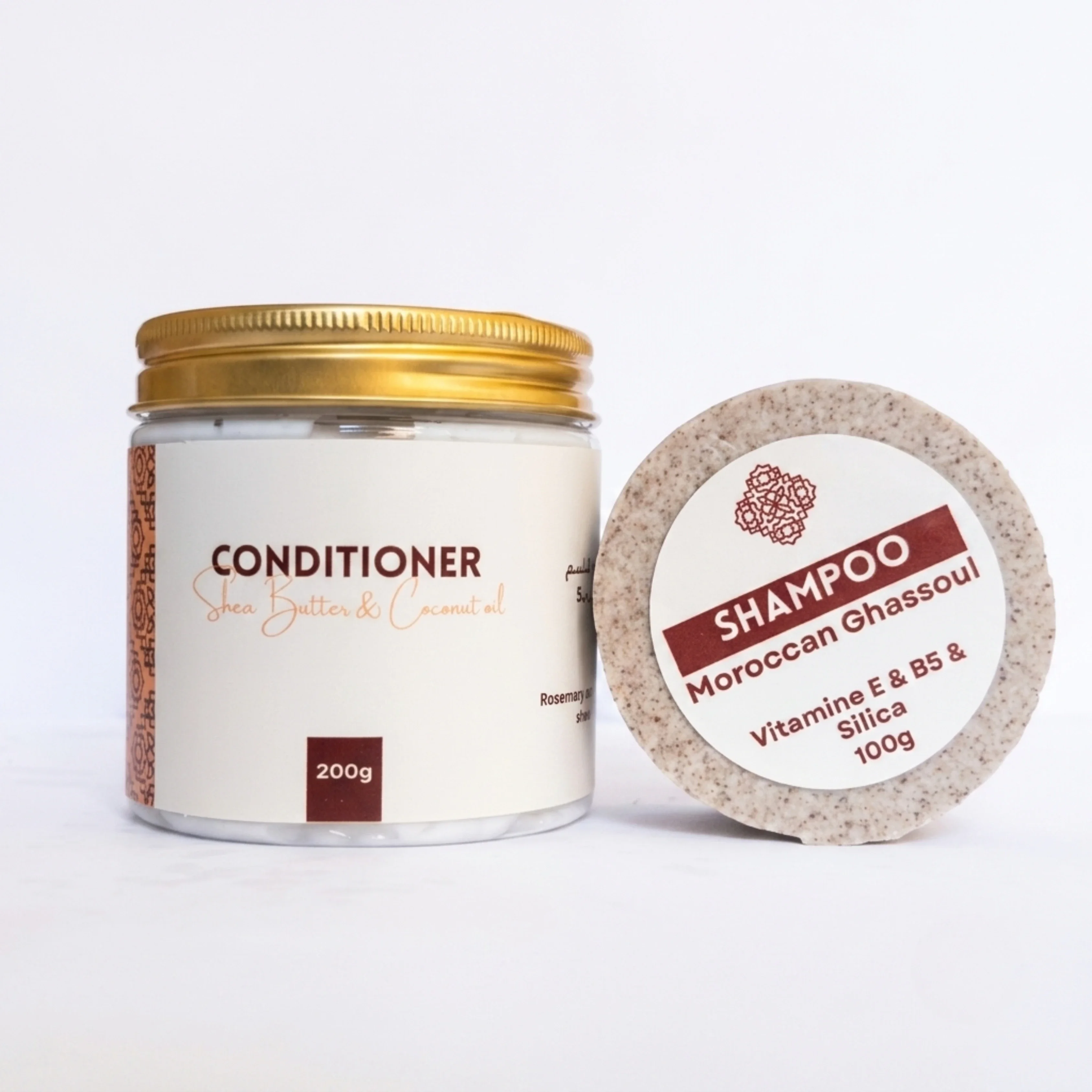 Duo Shampooing Solide au Ghassoul & Après-Shampooing