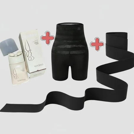 پاك من ثلاث منتجات : مشد + كريم + حزام