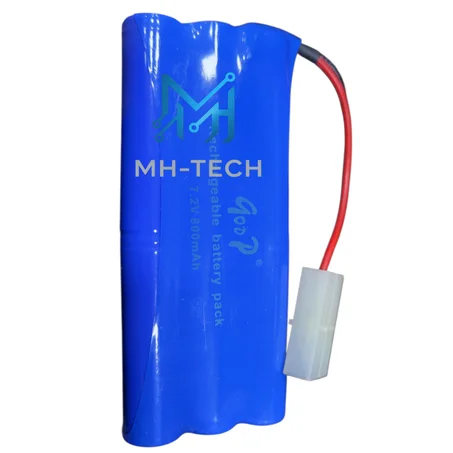 Pack batteries goop rechargeables 7,2 V 800 mAh.