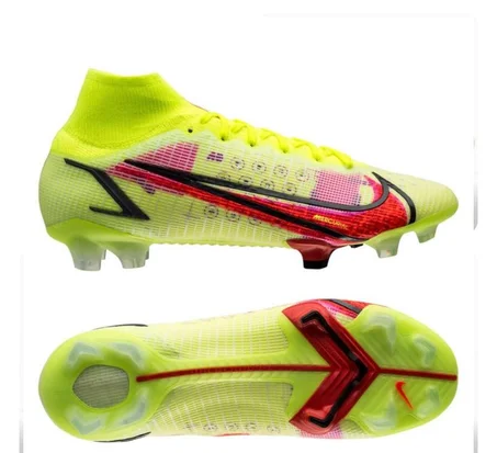 Promo Nike Mercurial Superfly 8 Pro Elite FG Motivation - Jaune Fluo/Rouge/Noir