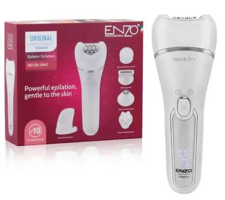 ENZO Professional Wet & Dry Epilator – نعومة فائقة بثقة كل يوم