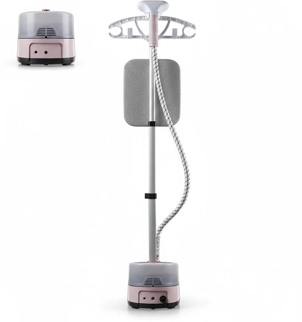 Fer à Vapeur pour Vêtements Debout 2000W, Puissant Repassage Maison avec Réservoir 1,8 L, Fer Vertical pour Tissus Délicats, for Usage Quotidien, Bureaux et Voyageurs Exigeants