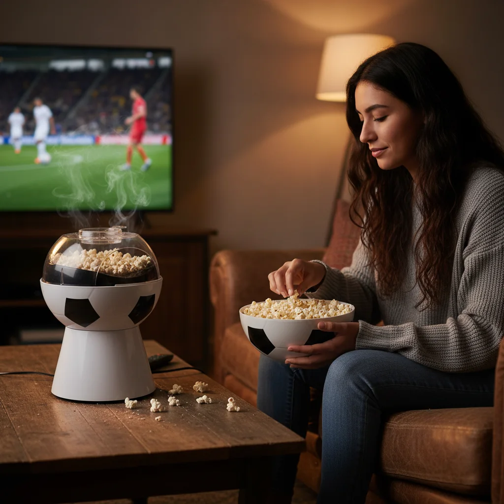 FOOTBALL POP CORN (LE COUVERCLE EST UN BOL!