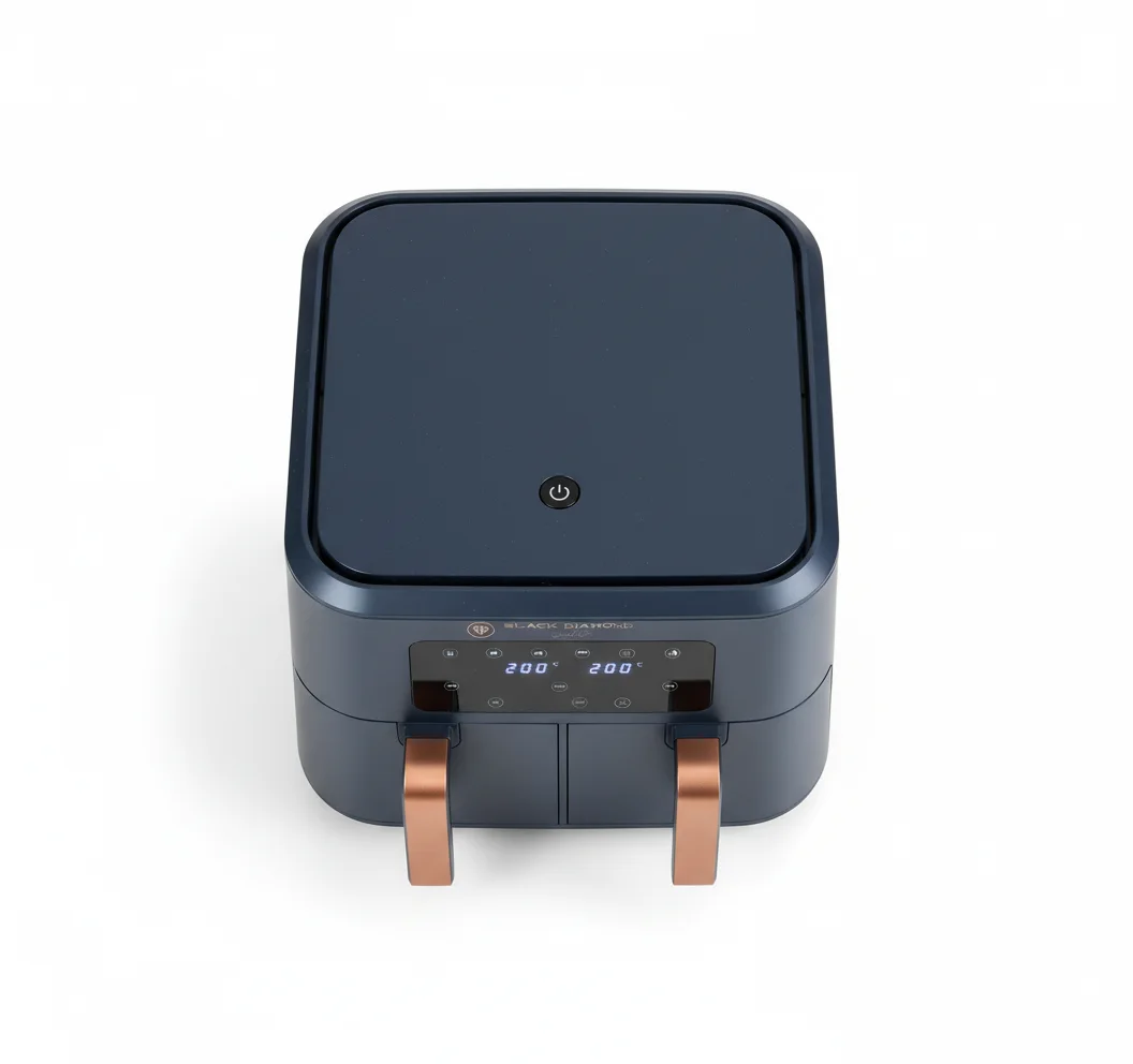 HEALTHY AIR FRYER & FOUR 2en1 FINITION MATTE BLEU DELUXE 8.5L Friteuse sans huile AirFryer