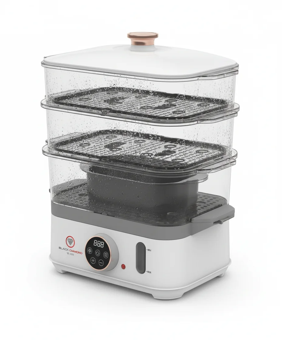 HEALTHY STEAMER SANS BPA DIGITAL 14L XXL: Cuiseur Vapeur, Digital, Intelligent