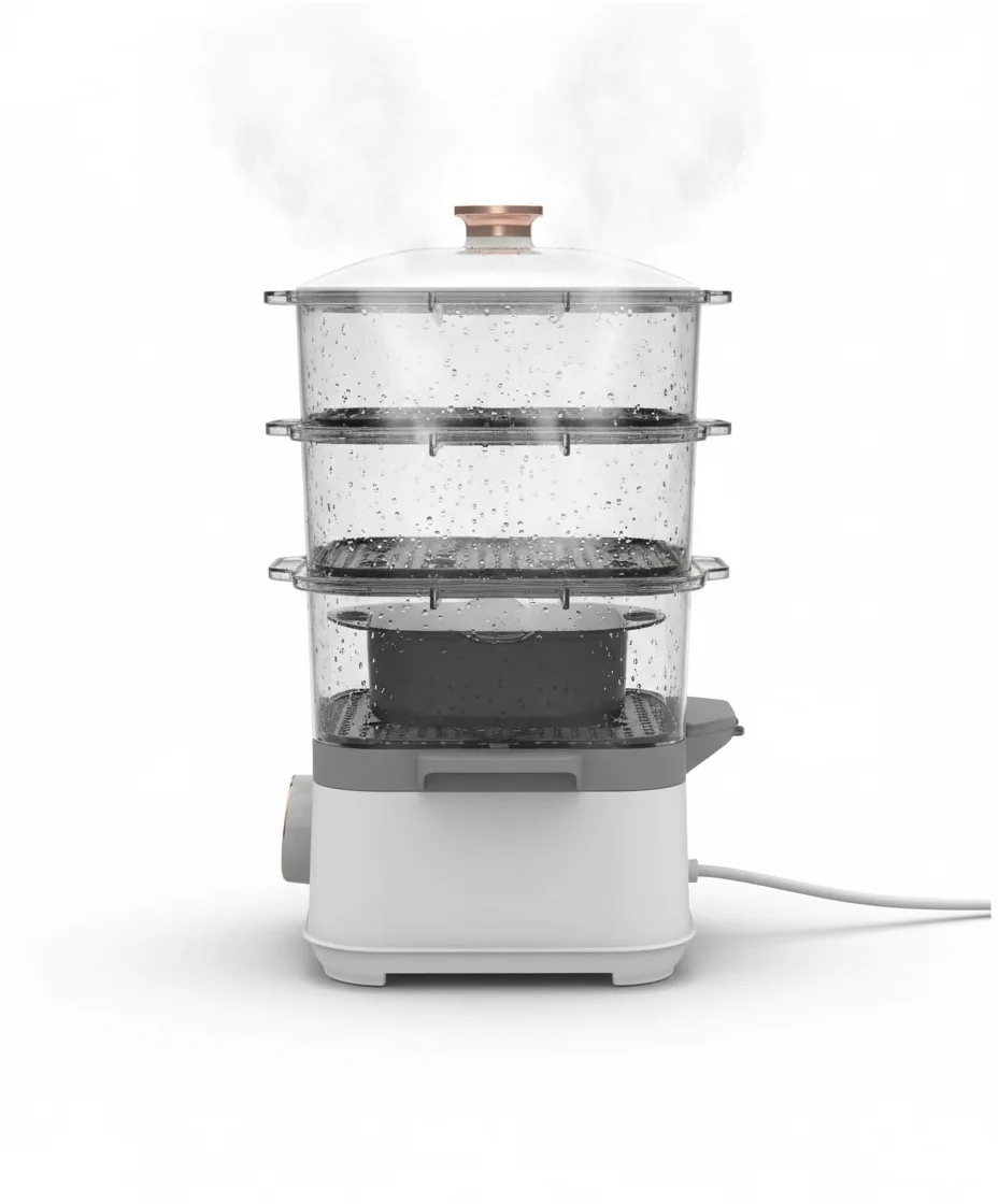 HEALTHY STEAMER SANS BPA DIGITAL 14L XXL: Cuiseur Vapeur, Digital, Intelligent