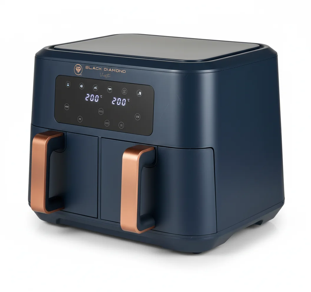 HEALTHY AIR FRYER & FOUR 2en1 FINITION MATTE BLEU DELUXE 8.5L Friteuse sans huile AirFryer