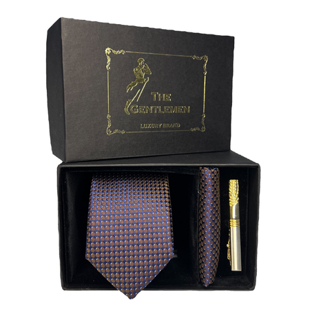 Coffret Cravate Simple à pois