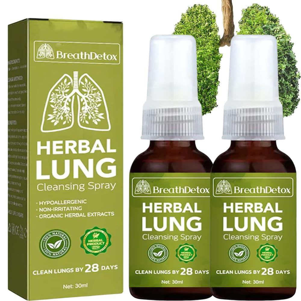 بخاخ تنظيف الرئتين بالأعشاب herbal lung