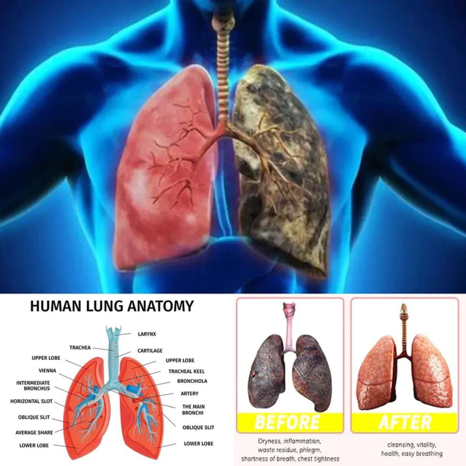 بخاخ تنظيف الرئتين بالأعشاب herbal lung