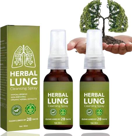 بخاخ تنظيف الرئتين بالأعشاب herbal lung