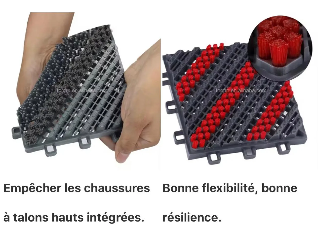 Paillasson d’entrée extérieur antisalissures – antidérapant – facile à nettoyer