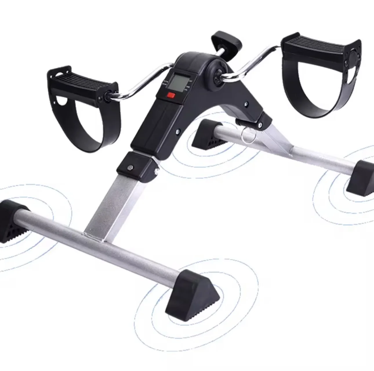 Mini pédalier d’exercice portable avec écran LCD