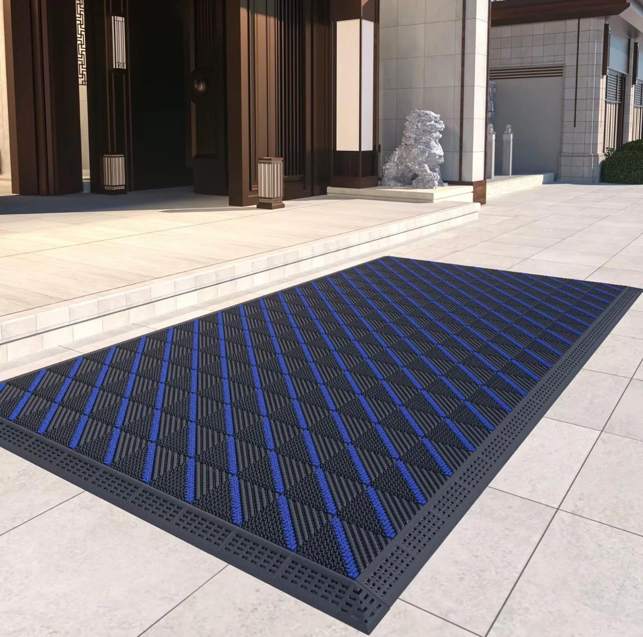 Paillasson d’entrée extérieur antisalissures – antidérapant – facile à nettoyer