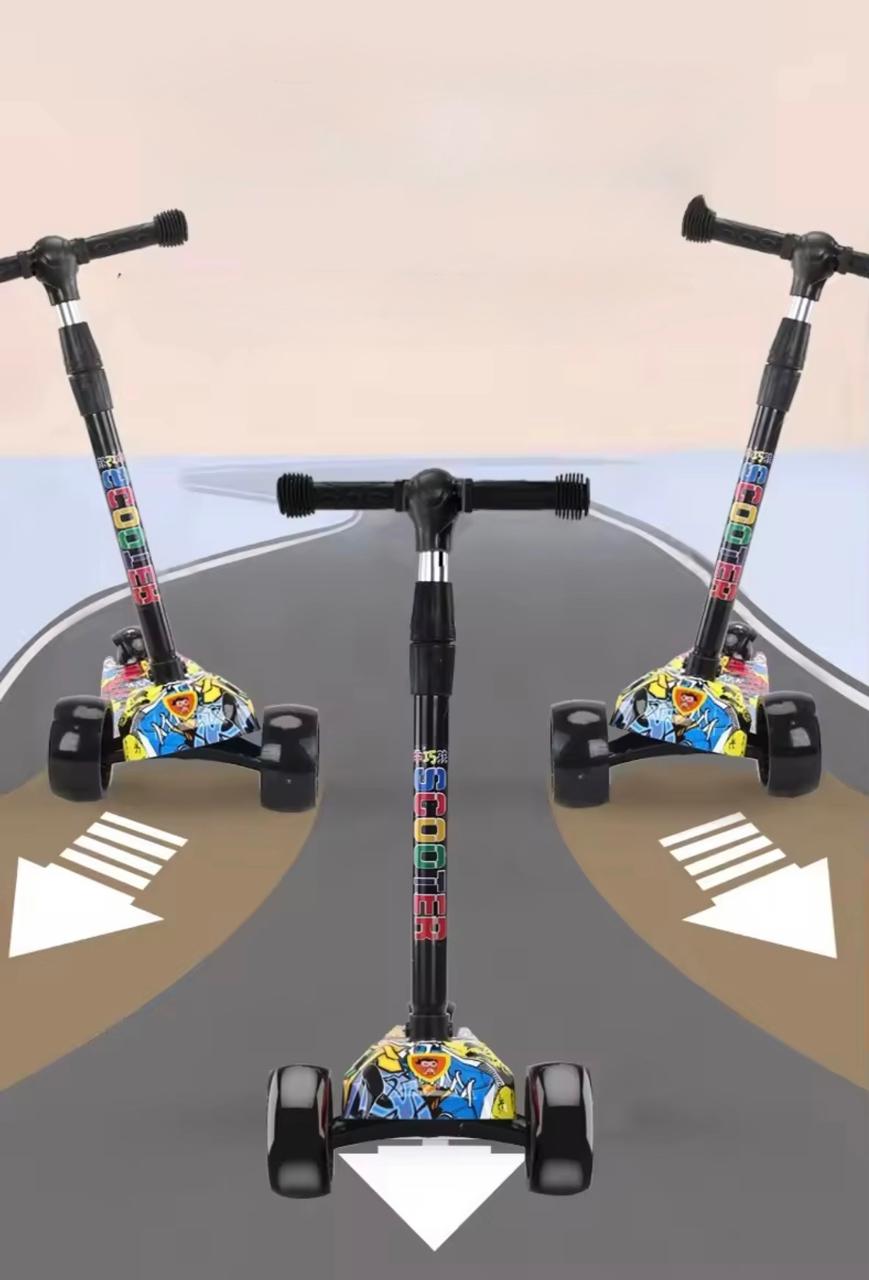 Trottinette Graffiti LED Musicale pour Enfants