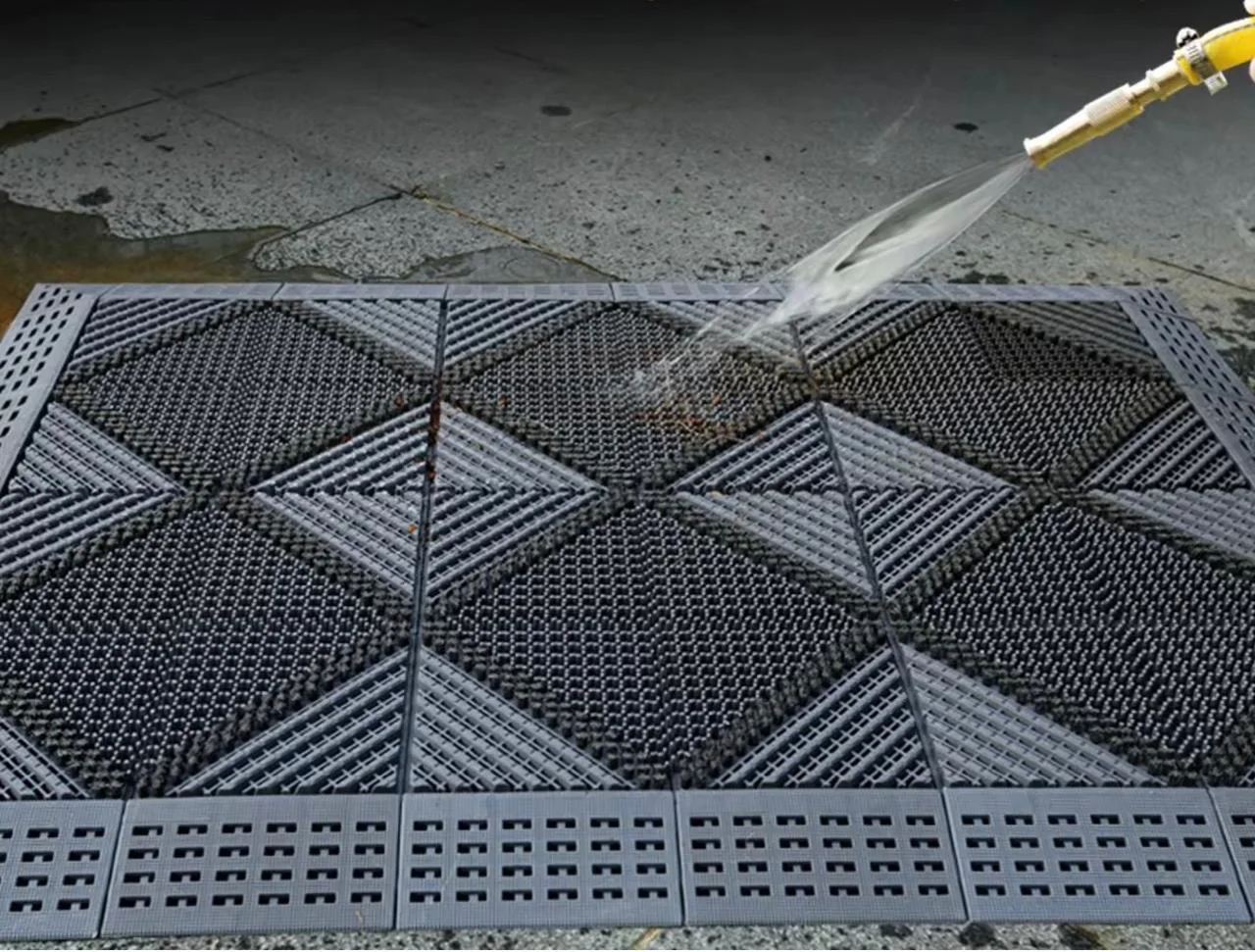 Paillasson d’entrée extérieur antisalissures – antidérapant – facile à nettoyer