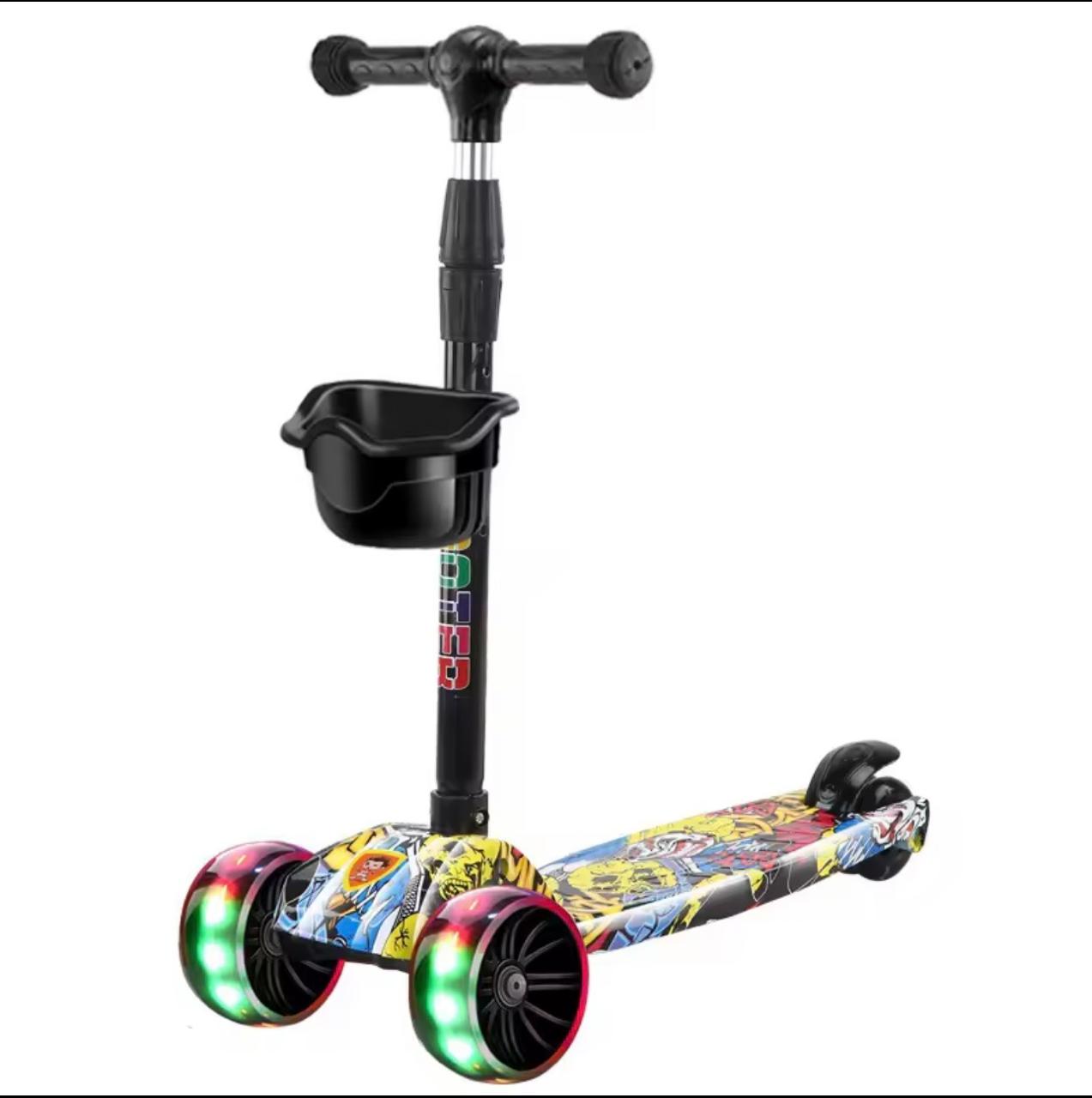 Trottinette Graffiti LED Musicale pour Enfants