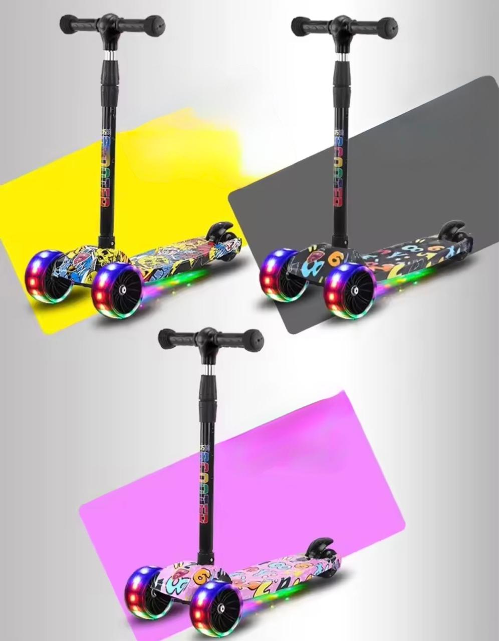 Trottinette Graffiti LED Musicale pour Enfants