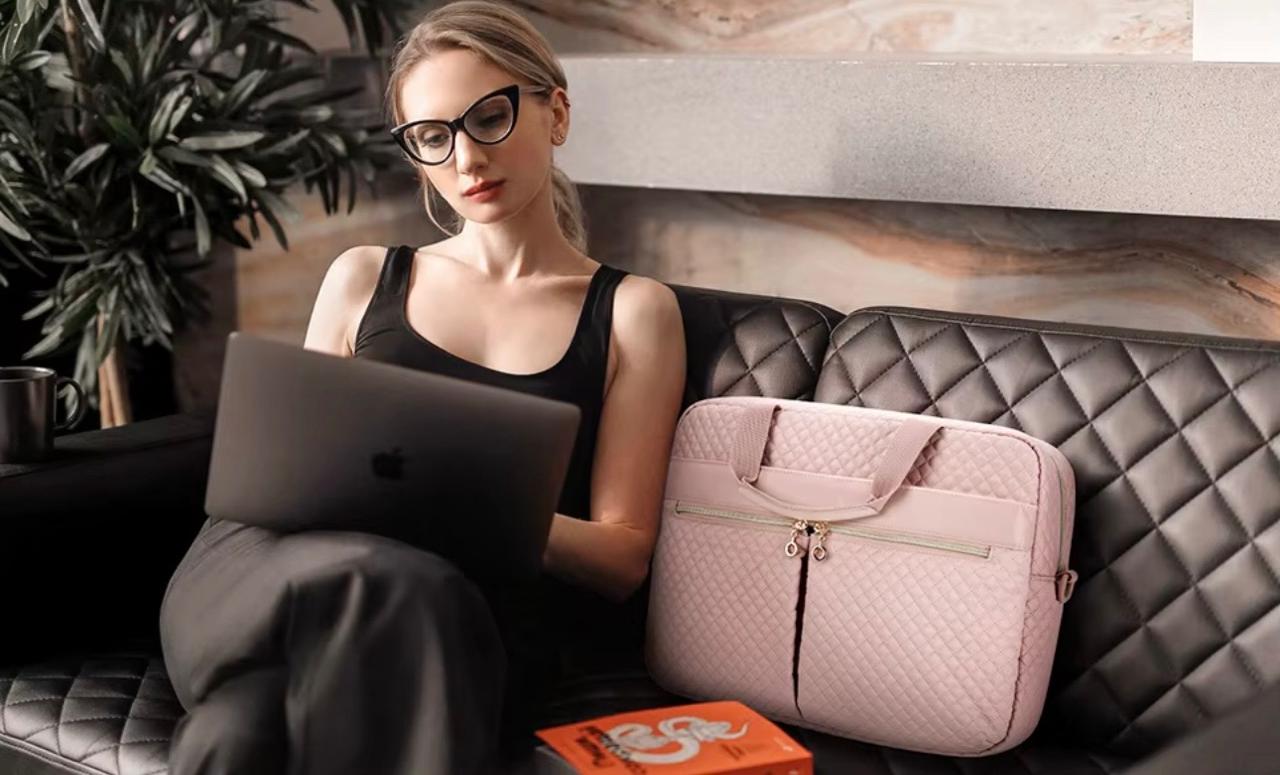 Sac pour ordinateur portable et porte-documents élégant et imperméable