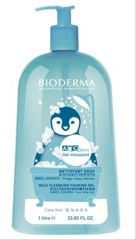 Bioderma Abcderm gel moussant 1L