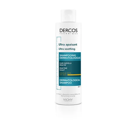 VICHY DERCOS ULTRA APAISANT SHAMPOOING CHEVEUX SECS 200 ML