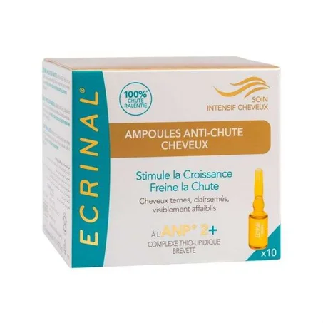 Ecrinal Ampoules ANTI CHUTE Cheveux 10 AMPOULES