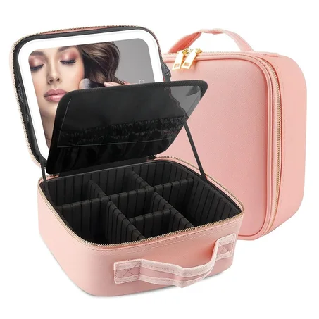 Sac Maquillage avec Miroir LED