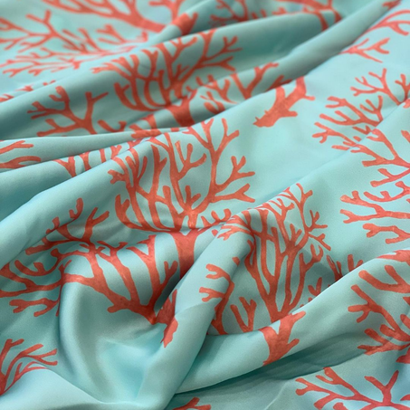 Coupon en satin de soie 300x150 cm Réf : T2322