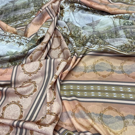 Coupon en satin de soie 300x150 cm Réf : T2313