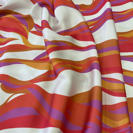 Coupon en satin de soie 300x150 cm Réf : T2326